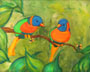Orange Drop Birds