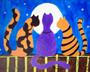 Moonlit Cats