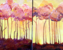 Couples Canvas: Drip Trees
