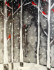 Cardinals and Snow